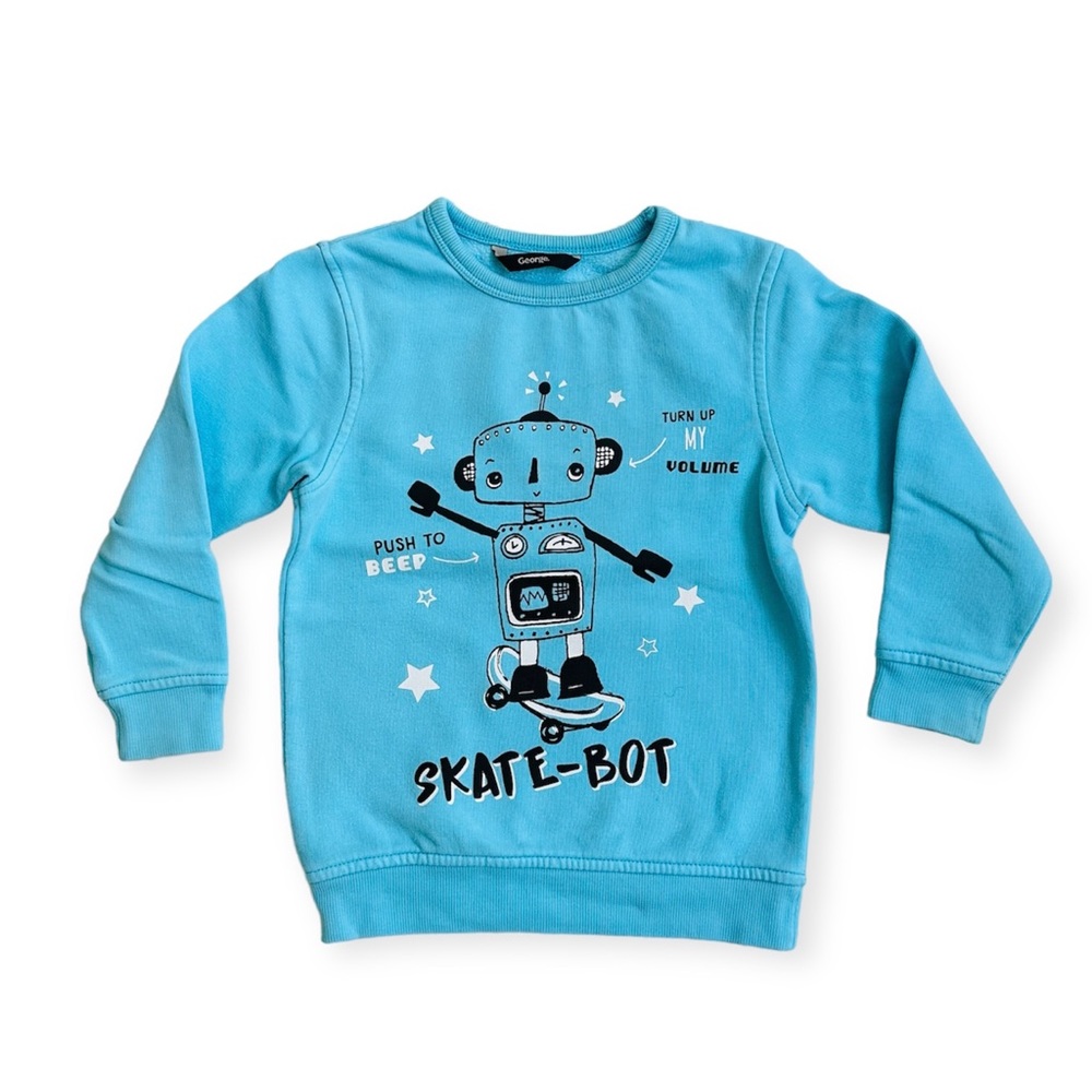 George Skate-Bot Sweater Size 3-4 Years